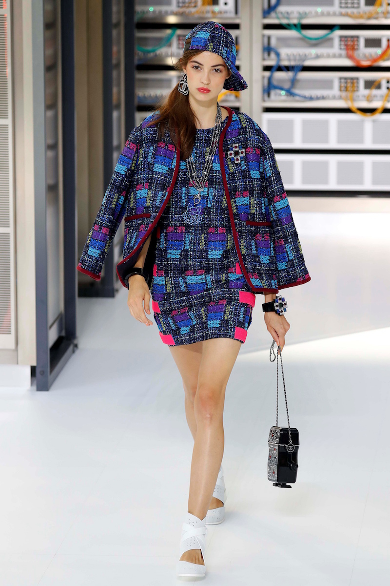 Camille Hurel walks for Chanel spring/summer 2017. — AFP pic