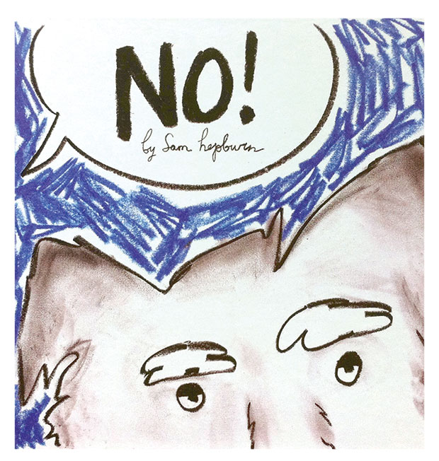 No! A Lesson in Love is Sam Hepburn’s first picture book