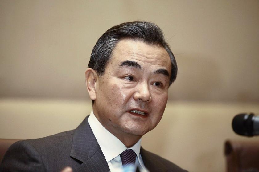 China's Foreign Minister Wang Yi speaks to members of the media during a news conference with his Algerian counterpart Ramtane Lamamra in Algiers December 21, 2013 Reuters