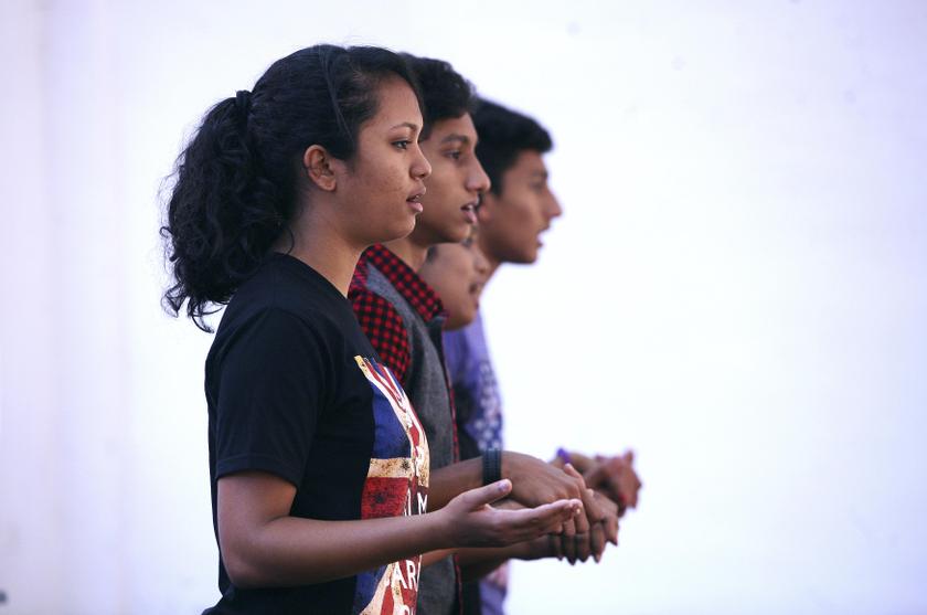 Worshippers sing during a mass service inside the church of Our Lady of Lourdes at Klang, outside Kuala Lumpur January 12, 2014. u00e2u20acu201d Reuters pic