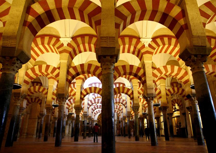 A woman stands in the former Mosque of Cordoba in Cordoba in this January 20, 2007 file photo. — Reuters pic