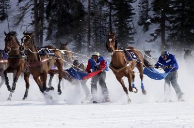Bored with conventional ski vacations? Why not watch a ski joring competition? u00e2u20acu201d AFP pic