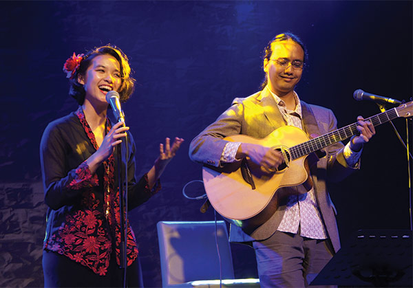 Vocalist Cheryl Tan is one of the US-trained Malaysian artistes Az frequently collaborates with. – Picture by Yin Yin Boey