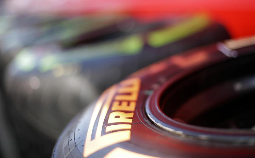 Pirelli tyres are seen at the Formula One racetrack in Monza September 5, 2013. Italian F1 Grand Prix will take place on September 8