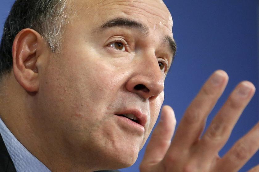 France's Minister of the Economy Pierre Moscovici holds a news conference after meetings at the annual IMF-World Bank fall meetings in Washington, October 12, 2013 Reuters pic