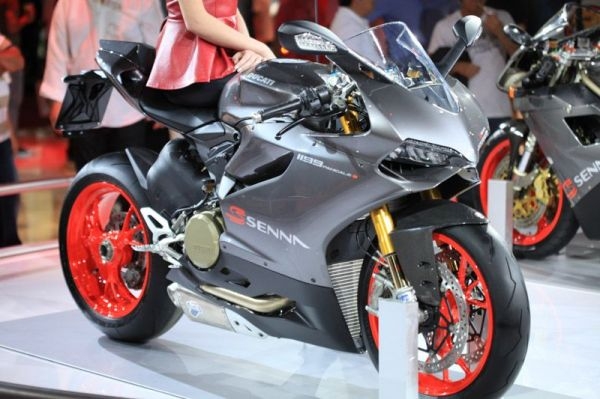 The special edition Ducati 1199 Panigale S Senna was debuted at the Salao Duas Rodas motorbike show in Sao Paulo. u00e2u20acu201d AFP pic