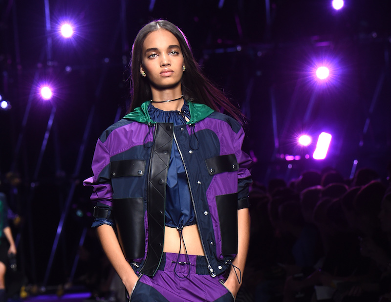 Ellen Rosa walks for Versace spring/summer 2017. u00e2u20acu201d AFP pic