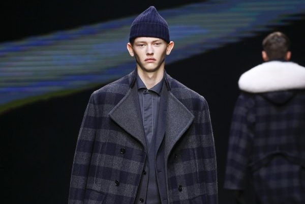 Ermenegildo Zegna menswear line featured during Milan Fashion Week Autumn/Winter 2014. u00e2u20acu201d AFP picn