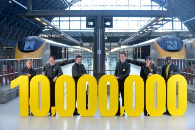 Over 10 million passengers took the Eurostar in 2013, marking a new annual record for the high-speed rail operator. u00e2u20acu201d AFP pic