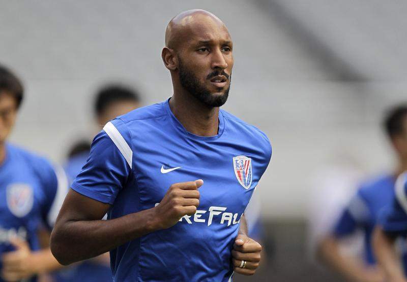 Shanghai Shenhuau00e2u20acu2122s Nicolas Anelka of France runs during a training session in Shanghai on July 24, 2012. u00e2u20acu201d Reuters pic