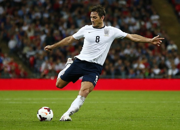 Englandu00e2u20acu2122s Frank Lampard shoots at goal during their 2014 World Cup qualifying match against Moldova at Wembley Stadium in London, September 6, 2013. u00e2u20acu201d Reuters pic