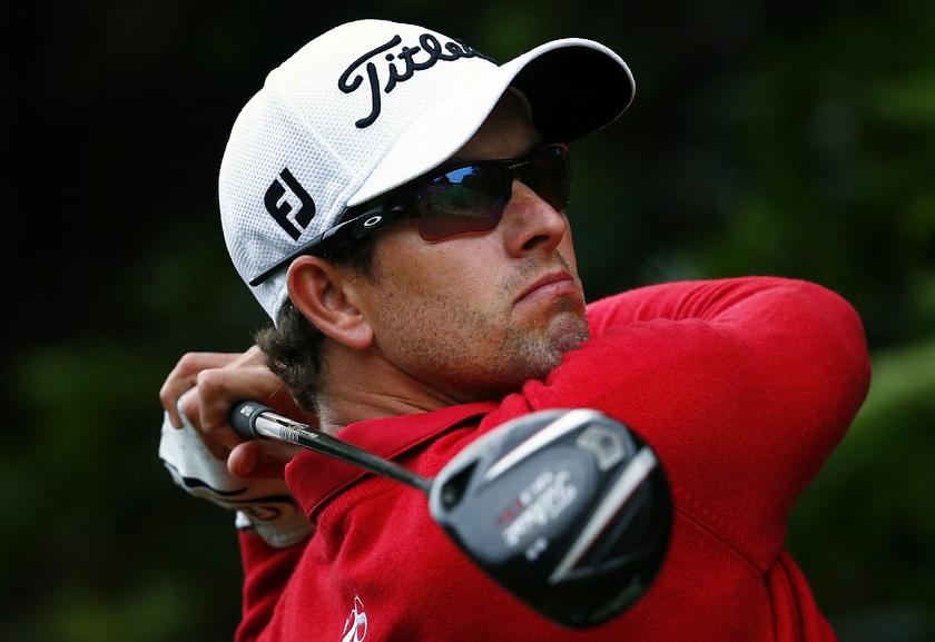 Australia's Adam Scott hits a drive on the second hole during the second round of the Australian Open golf tournament at Royal Sydney Golf Club November 29, 2013 Reuters