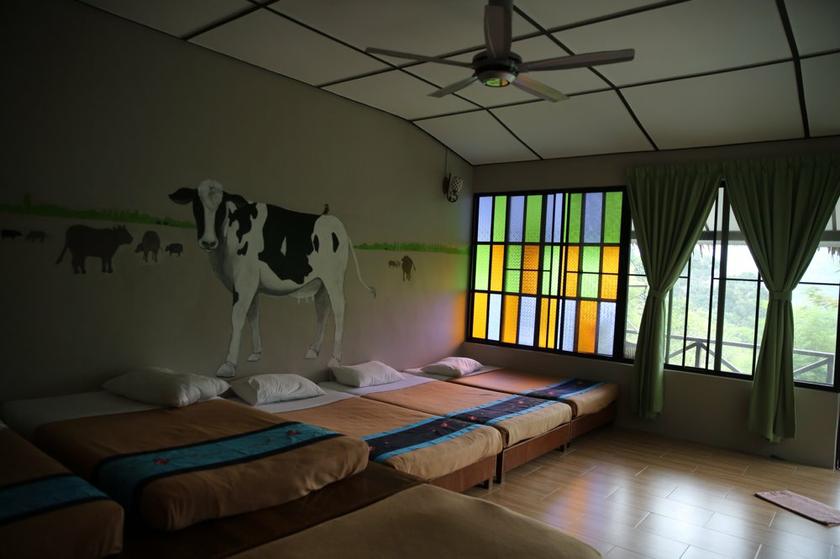 One of the rooms in Adeline's Villa.