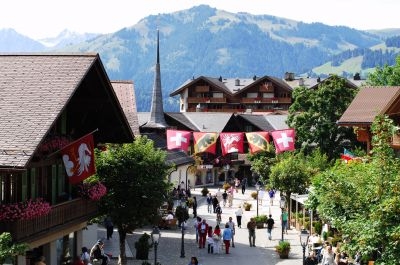 The village of Gstaad, 1,050m above sea level, is not just for the international jet set. u00e2u20acu201c AFP pic
