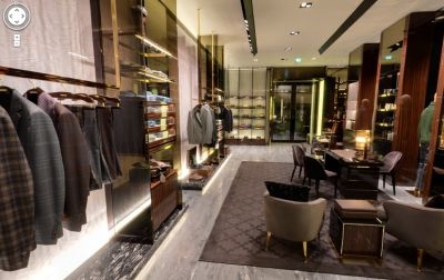 A shot of the Gucci boutique in Brera Milan seen via Google Maps.