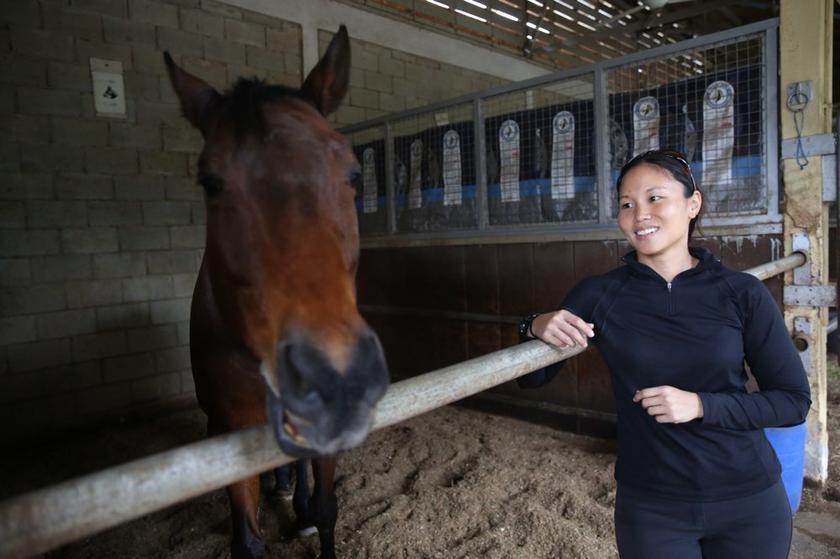 Ong, who has been riding since 9, have been a trainer and a coach for the past 13 years.