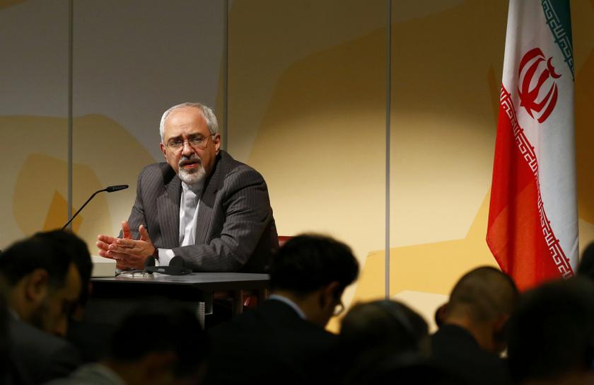 Iranian Foreign Minister Mohammad Javad Zarif addresses a news conference following nuclear negotiations with European Union's foreign policy chief Catherine Ashton at the United Nations in Geneva October 16, 2013. u00e2u20acu201du00c2u00a0Reuters pic