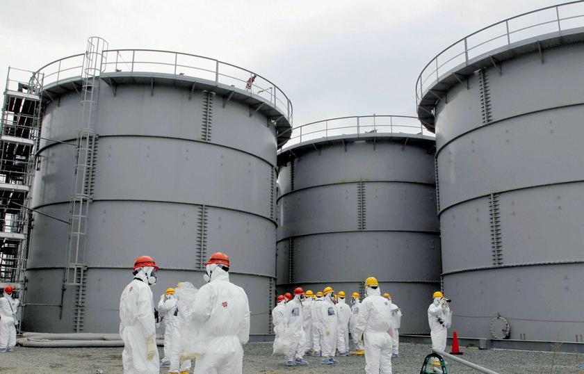 Tanks of radiation-contaminated water seen at the Tokyo Electric Power Co (TEPCO)'s tsunami-crippled Fukushima Daiichi nuclear power plant in Fukushima prefecture, in this file photo released by Kyodo March 1, 2013