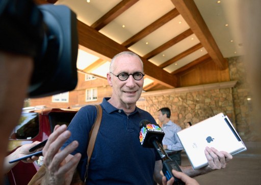 John Skipper, president of ESPN Inc. and co-chairman of Disney Media Networks, arrives for the Allen & Co. annual conference at the Sun Valley Resort on July 9, 2013 in Sun Valley, California. u00e2u20acu201d AFP pic