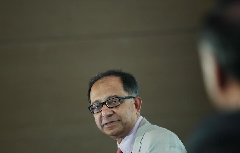 The World Bank chief economist Kaushik Basu speaks during a business conference in New Delhi August 19, 2013. u00e2u20acu2022 Reuters pic