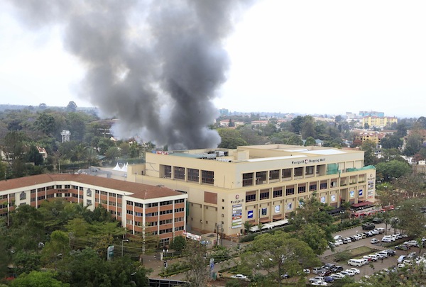 Smoke rises from the Westgate shopping centre after explosions at the mall in Nairobi September 23, 2013 where Kenyan officials said their forces were closing in on Islamists holding hostages yesterday. u00e2u20acu201d Reuters pic