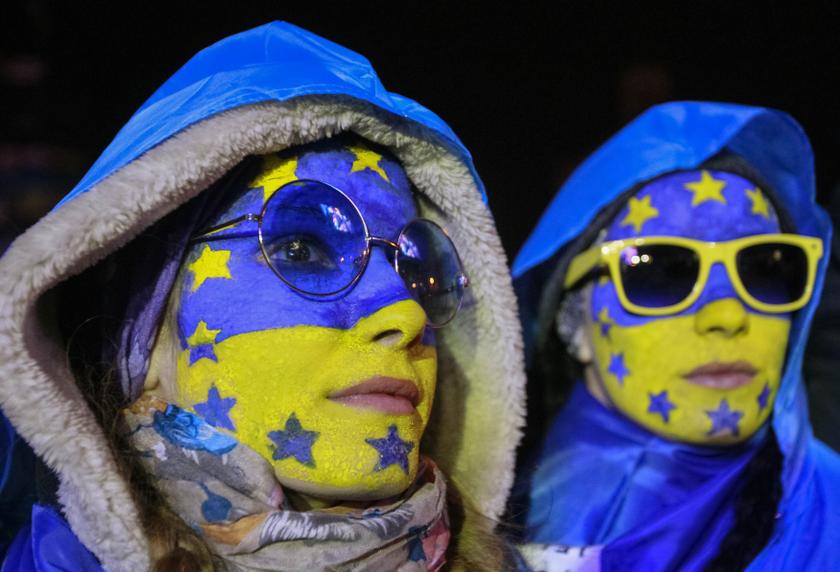 People supporting an EU integration attend a rally at Independence Square in Kiev December 4, 2013. u00e2u20acu201d Reuters pic