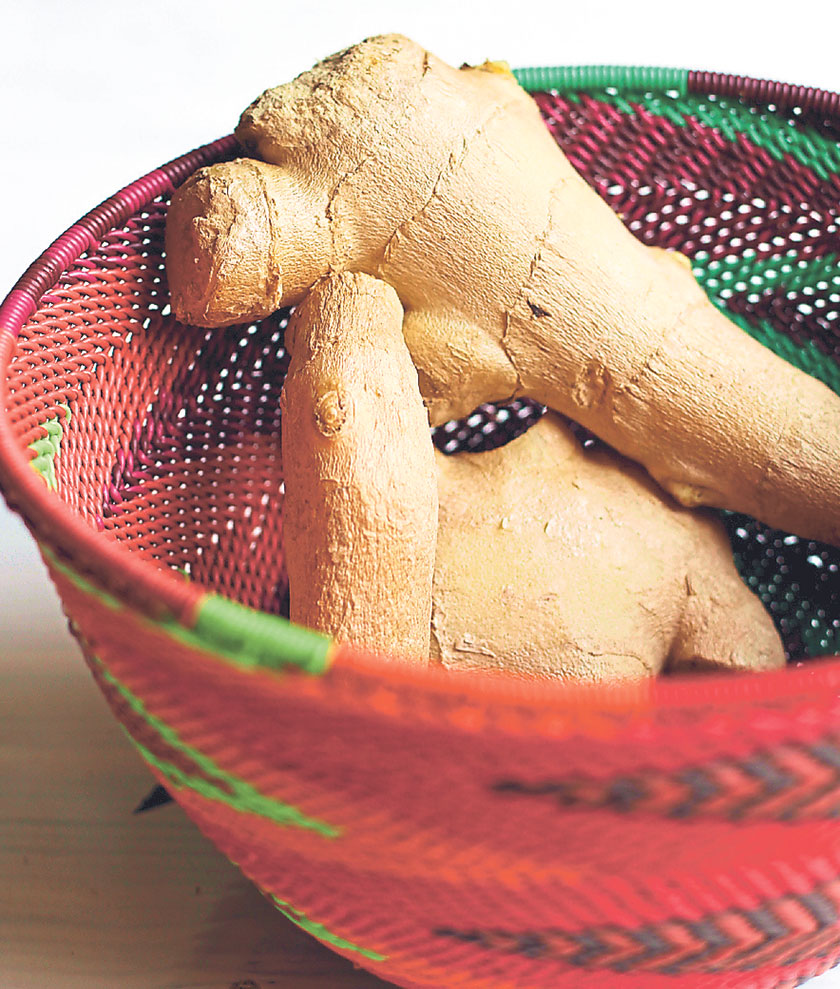 Ginger helps to remove toxins from our bodies