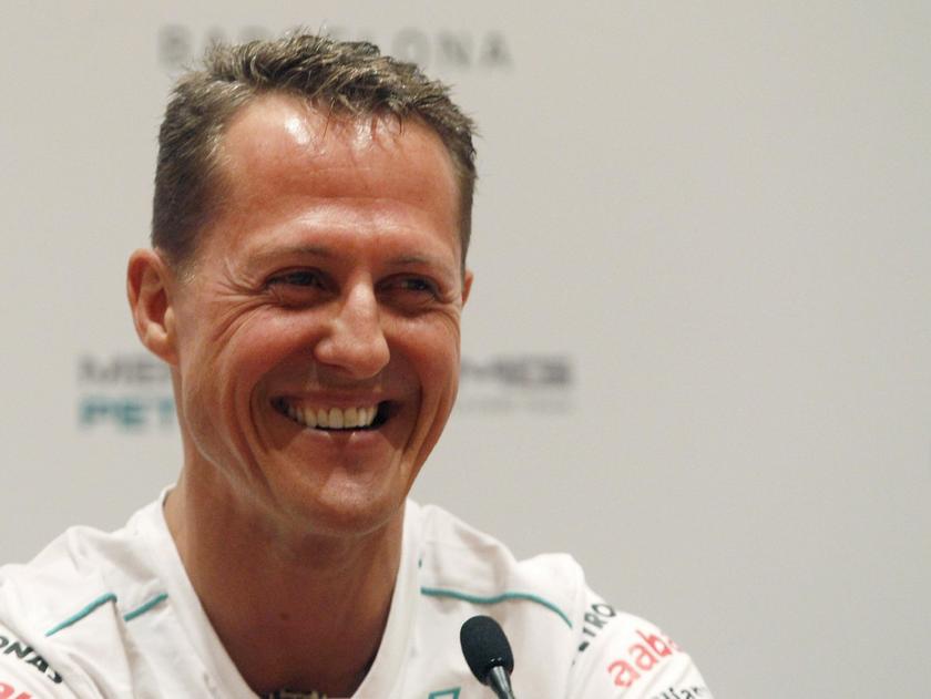 Mercedes Formula One driver Michael Schumacher of Germany attends a promotional event ahead of the Spanish F1 Grand Prix in Barcelona in this May 10, 2012 file picture Reuters