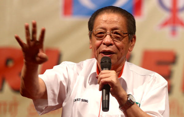 Veteran DAP politician Lim Kit Siang. u00e2u20acu201d Picture by Saw Siow Feng