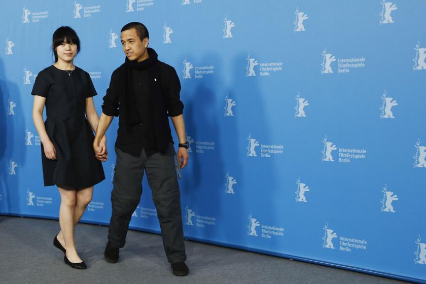 Director Lou Ye (right) and cast member Zhang Lei arrive at a photocall to promote the movie Tui Na (Blind Massage) at the 64th Berlinale International Film Festival in Berlin February 10, 2014. u00e2u20acu201d Reuters pic