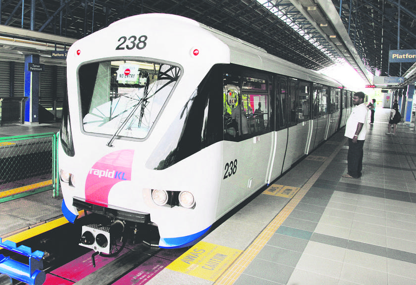Fares on LRT and Monorail services will cost more next year.
