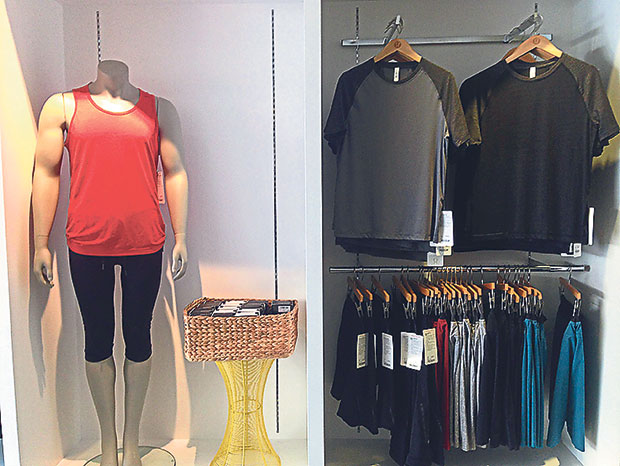 The men’s range feature non-chafing materials and anti-stink technology