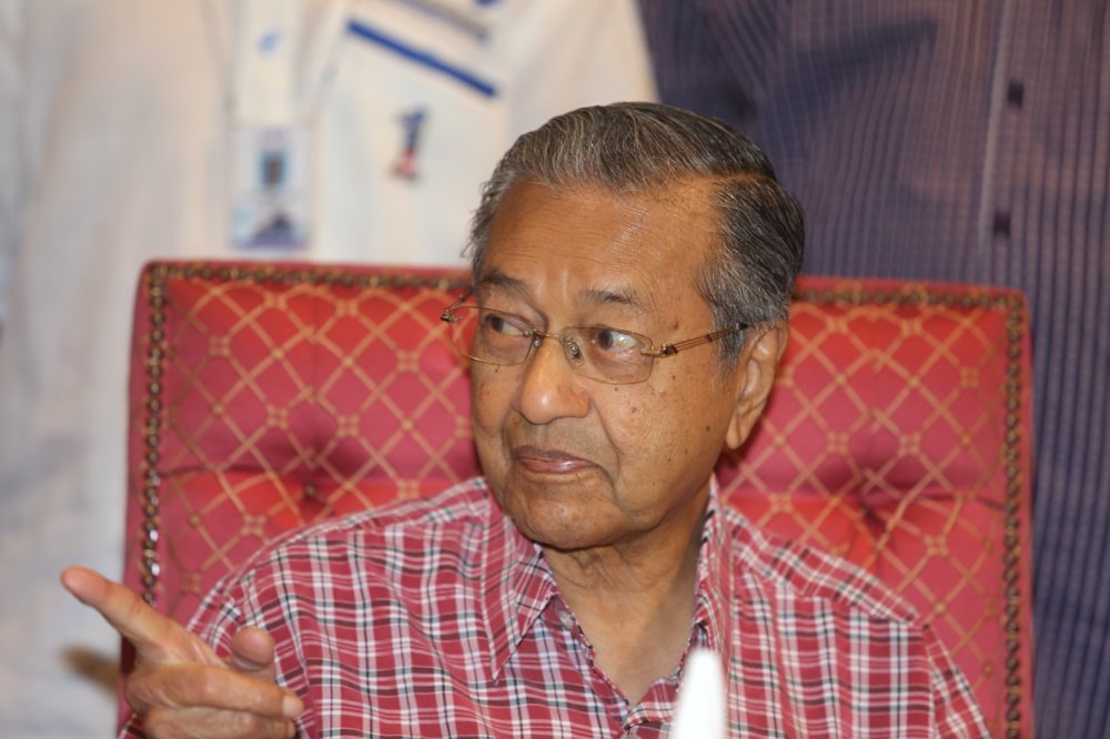 Tun Dr Mahathir Mohamad. u00e2u20acu201d Picture by Choo Choy May
