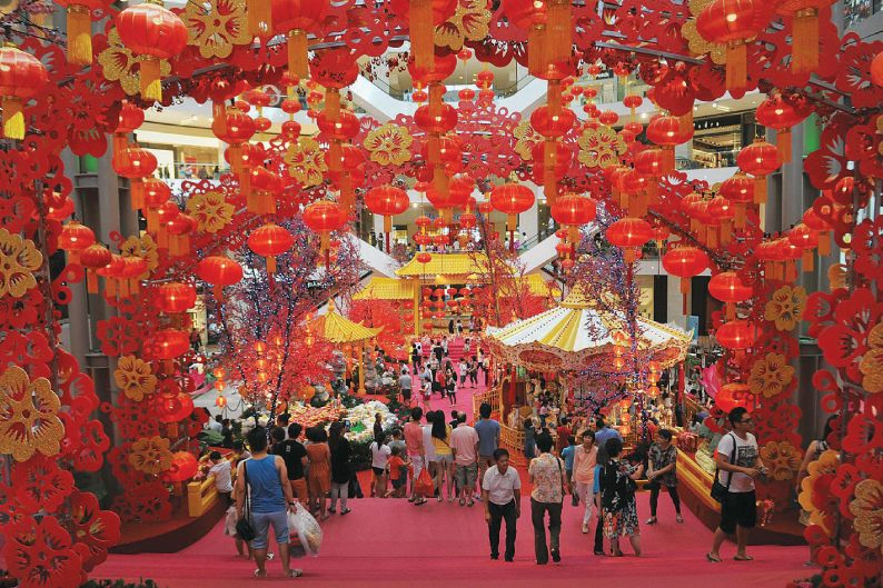 The Pavilion Kuala Lumpur gets ready to welcome the lunar new year. u00e2u20acu201d Picture by The Malay Mail