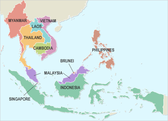Map ASEAN