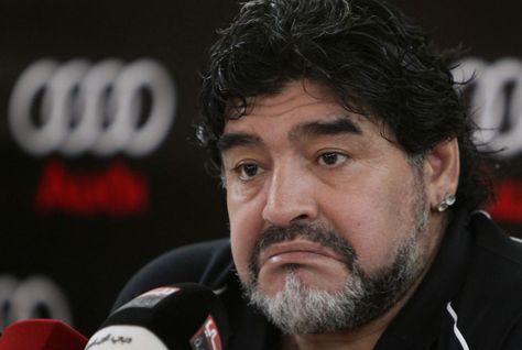 Argentine legend Diego Maradona. AFP pic