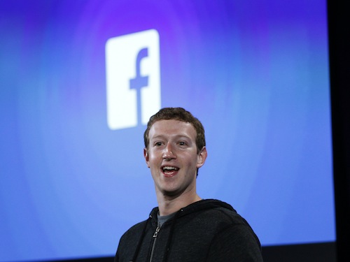 Mark Zuckerberg, Facebooku00e2u20acu2122s co-founder and chief executive, speaks during a Facebook press event in Menlo Park, California, in this April 4, 2013 file photo. u00e2u20acu201d Reuters pic