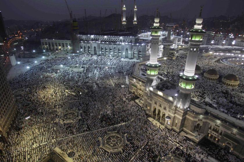 Muslim pilgrims pray at the Grand mosque in the holy city of Mecca, ahead of the annual haj pilgrimage October 10, 2013. u00e2u20acu201d Reuters pic