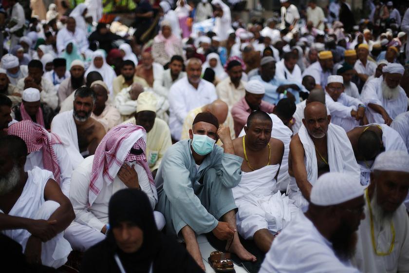 Muslim pilgrims attend Friday prayers at the Grand mosque in the holy city of Mecca ahead of the annual haj pilgrimage October 11, 2013. u00e2u20acu201d Reuters pic