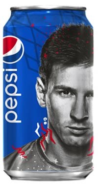 Leo Messi Pepsi cans will arrive in stores in March 2014. — AFP Relaxnews pic