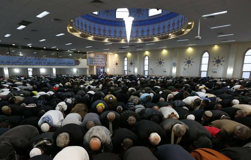 Muslims pray during Eid al-Fitr at Lakemba mosque in Sydney on August 8, 2013. The Eid al-Fitr festival marks the end of the Muslim holy fasting month of Ramadan. u00e2u20acu201d Reuters pic