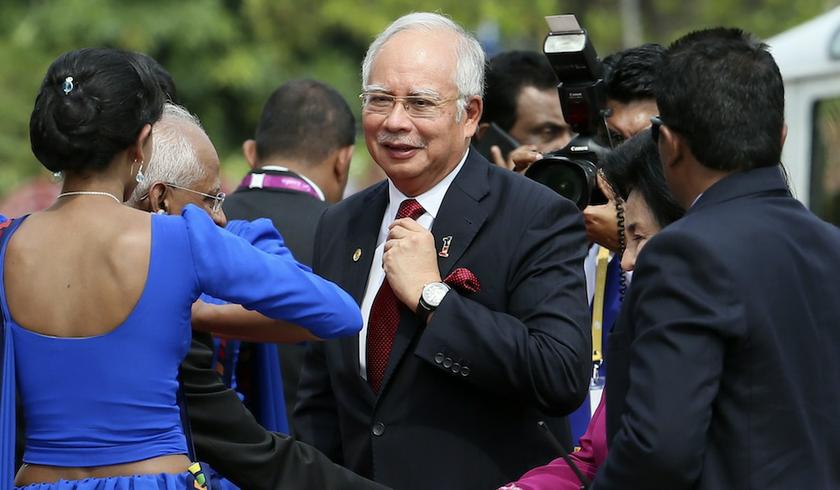 Prime Minister Datuk Seri Najib Razak arriving for the Commonwealth Heads of Government Meeting (CHOGM) opening ceremony in Colombo November 15, 2013. u00e2u20acu201d Reuters pic