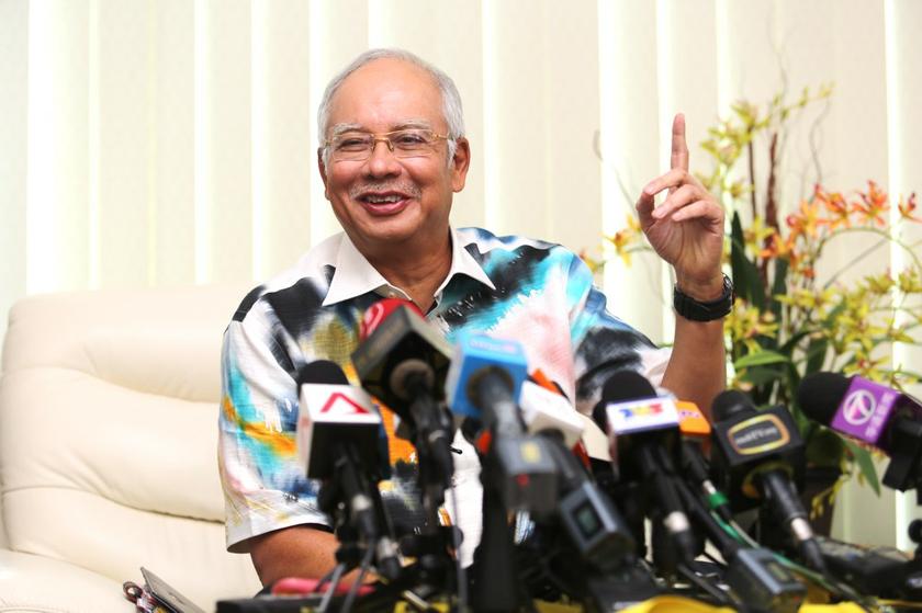Prime Minister Datuk Seri Najib  Razak giving a press conference in Kuala Lumpur, October 20, 2013. u00e2u20acu201d Picture by Choo Choy May 