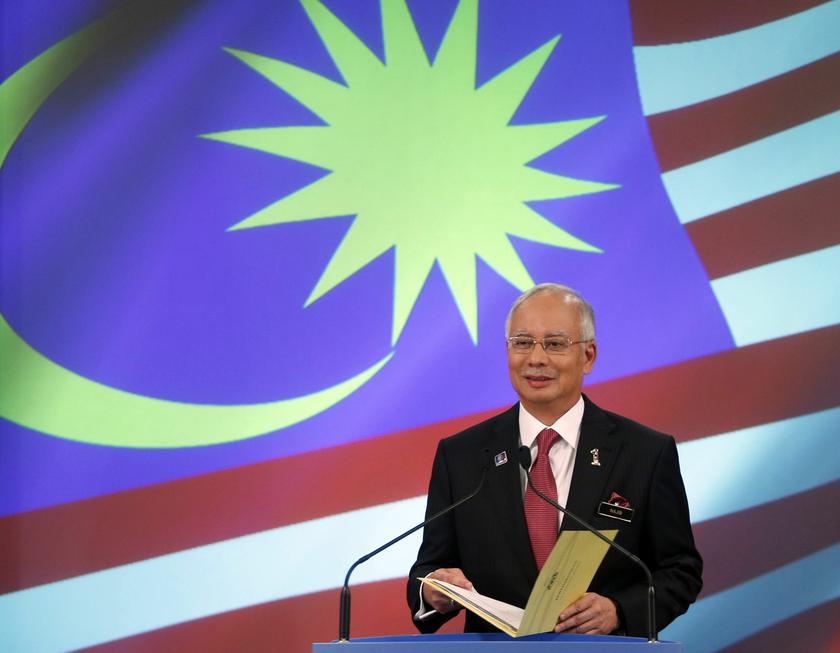 Malaysia's Prime Minister Datuk Seri Najib Razak speaks during the announcement of the line-up of his new cabinet ministers at his office in Putrajaya outside Kuala Lumpur, May 15, 2013. u00e2u20acu201du00c2u00a0Reuters pic