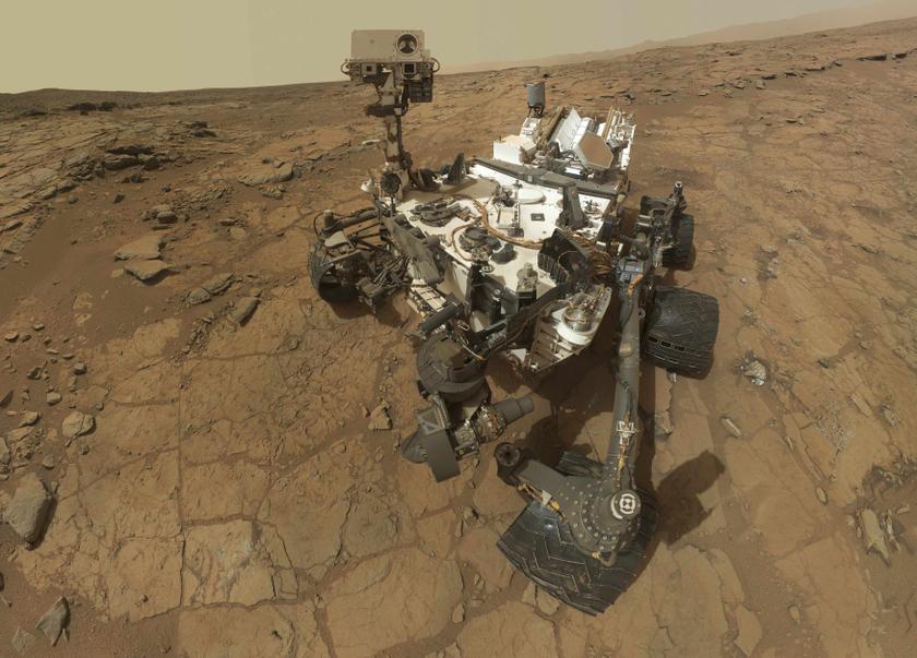 A self-portrait of the Mars rover Curiosity is seen in this February 3, 2013 handout image courtesy of NASA. u00e2u20acu201d Reuters pic