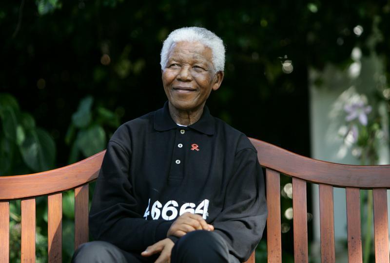 File photo of Nelson Mandela smiling at a news conference ahead of the second 46664 concert near the small Southern Cape province town of George. u00e2u20acu201d Reuters pic