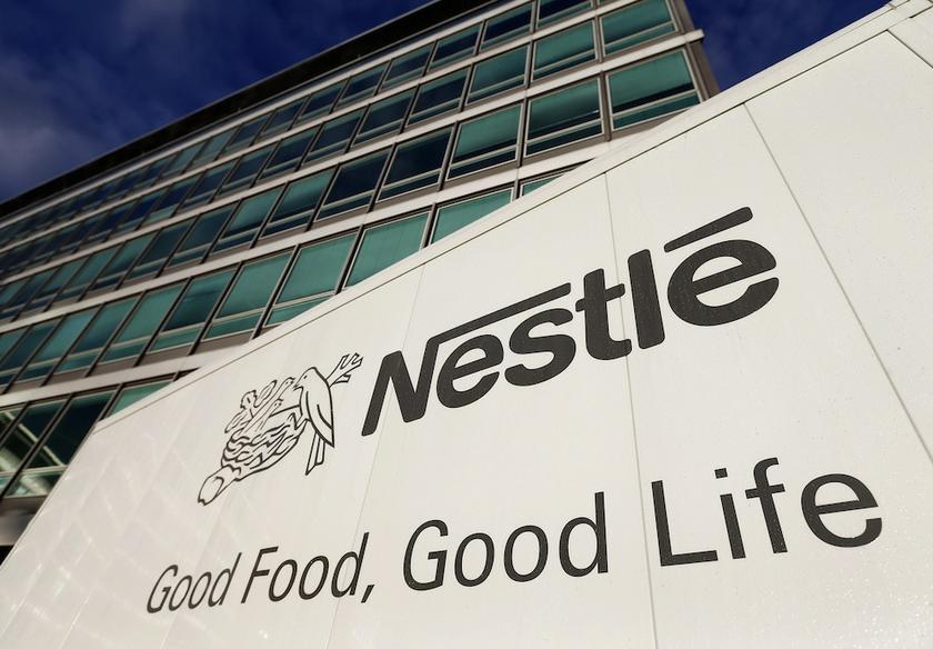The Nestle logo is pictured on a truck outside the companyu00e2u20acu2122s headquarters in Vevey October 17, 2013. u00e2u20acu201d Reuters pic