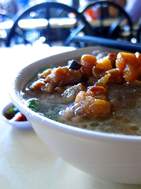 The ambience may not quite be on par with a Gordon Ramsay establishment but the prat can't cook a bowl of pork noodles as good as this one.