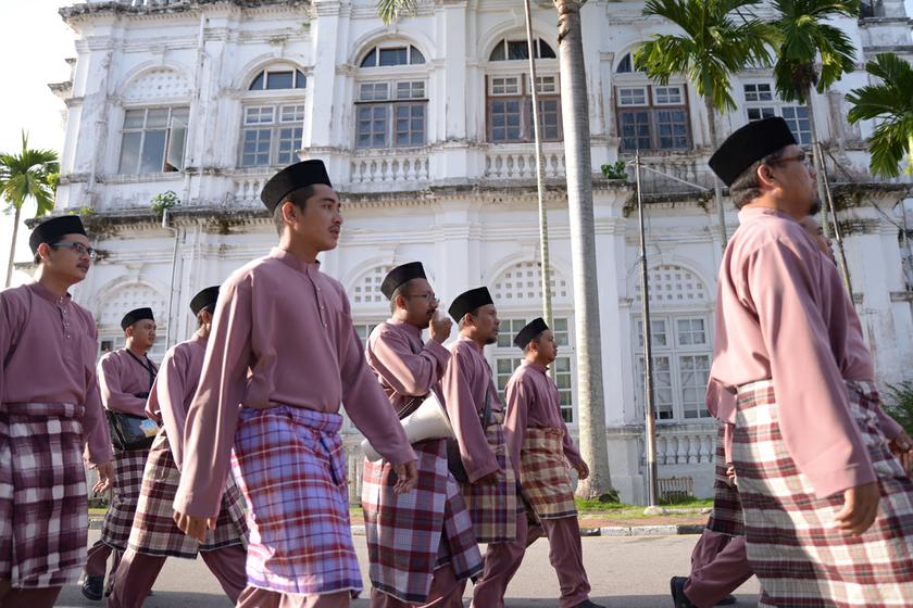 Muslims take part in the Maulidur Rasul procession in celebration of the birth of Prophet Muhammad in George Town, Penang January 14, 2014. u00e2u20acu201d Picture by K.E. Ooi