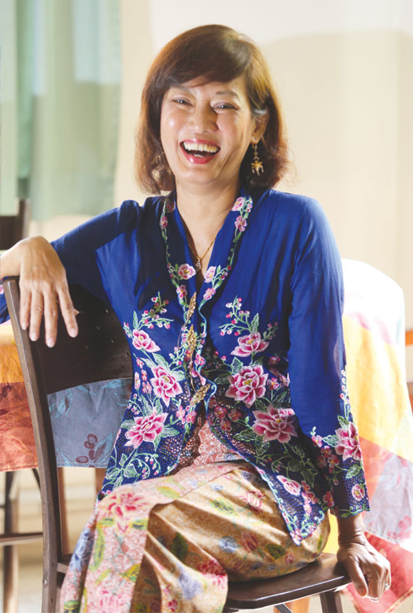 Dr Lee Su Kim jokes, “You can take the Baba Nyonya out of the country, but you cannot take the Baba Nyonya out of the Baba Nyonya!”. - Pictures by Choo Choy May